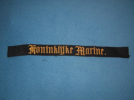 Royal Dutch Navy Cuff Title
