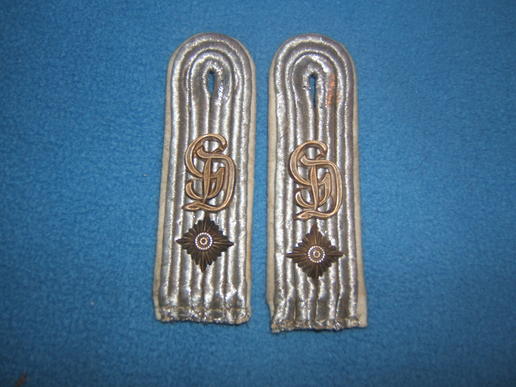 Gross Deutschland Infantry Officers Shoulder Boards