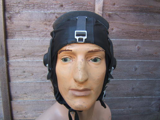 Russian/Soviet Leather Flying Helmet