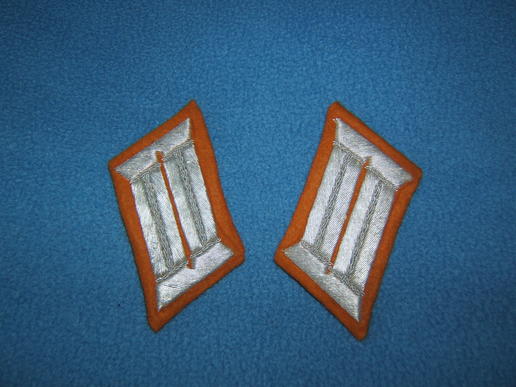 Army Officers Parade Collar Patches