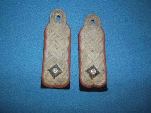 Waffen-SS Concentration Unit Officers Shoulder Straps