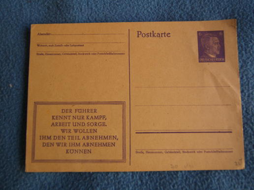 German Feldpost Card