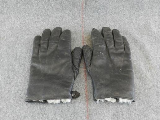 WW2 Luftwaffe Fighter Pilots Fur Lined Gloves