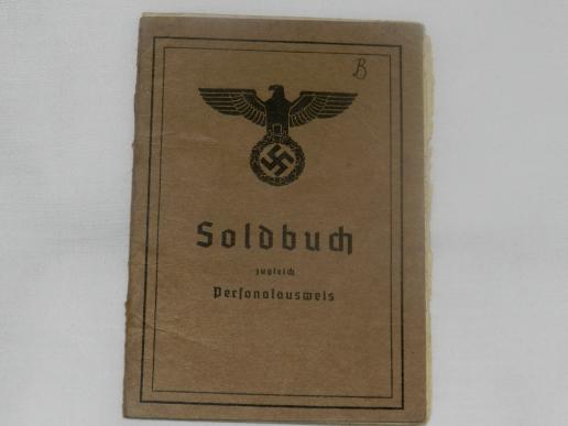 Army Panzer Enlisted Man's Soldbuch Number 1512