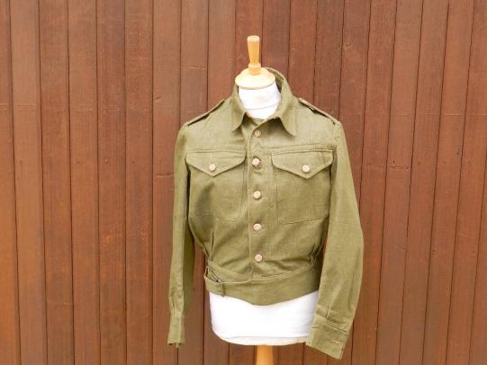 British Battle Dress Denim Blouse