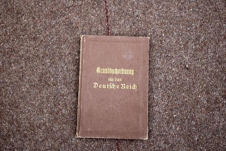 WW1 German Land Registry Laws
