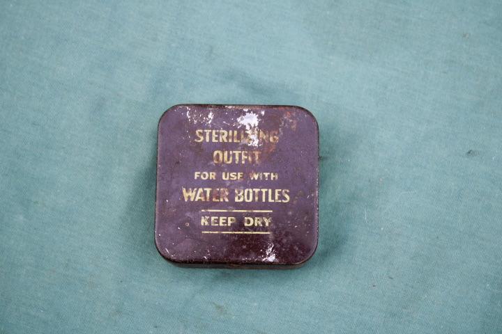 British Army Water Sterilising Tablet Tin