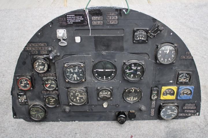 RAF WW2 Fighter Instrument Panel