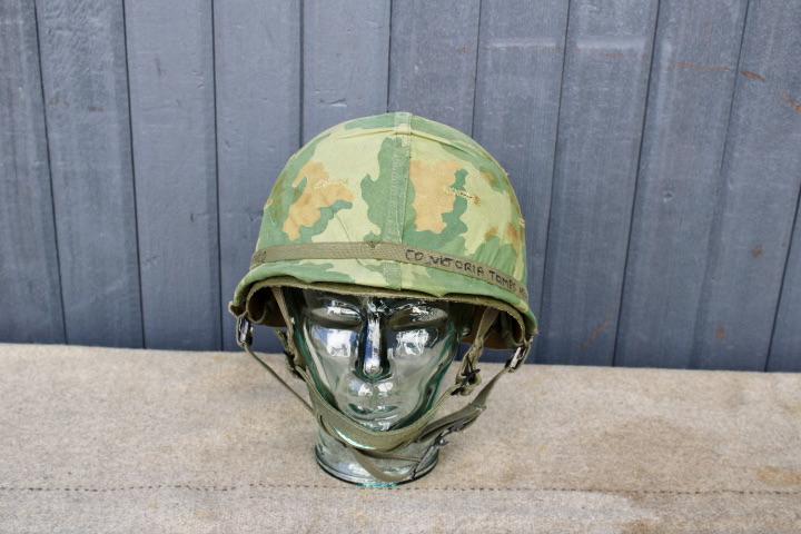 U.S. M1C Helmet & Camouflage Cover