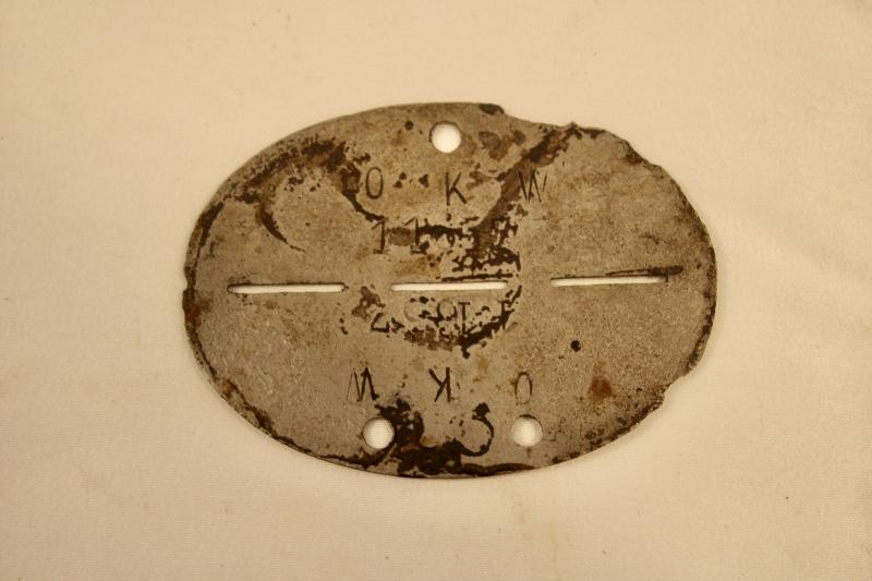 German OKW Identity Disc