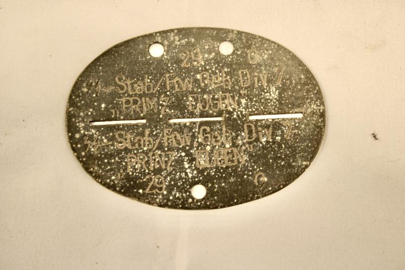 Waffen-SS Identity Disc