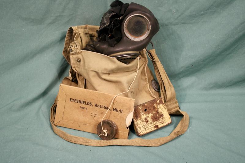 British MKV Gas Mask & Contents