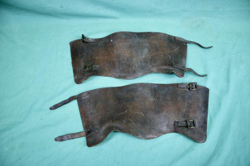 British 39 Pattern  Leather Gaiters