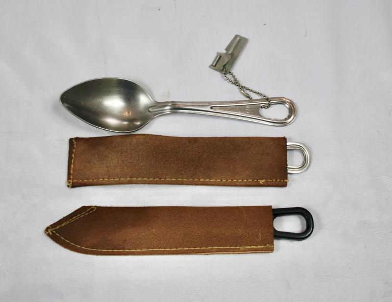 U.S. M1926 Knife, Fork, Spoon Set & Leather sheaths