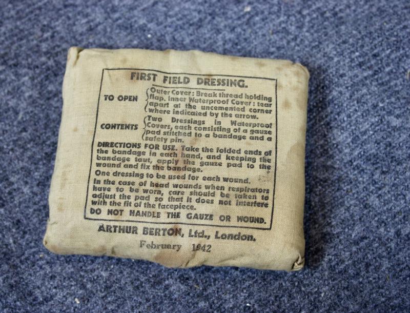 British Field Dressing  February 1942