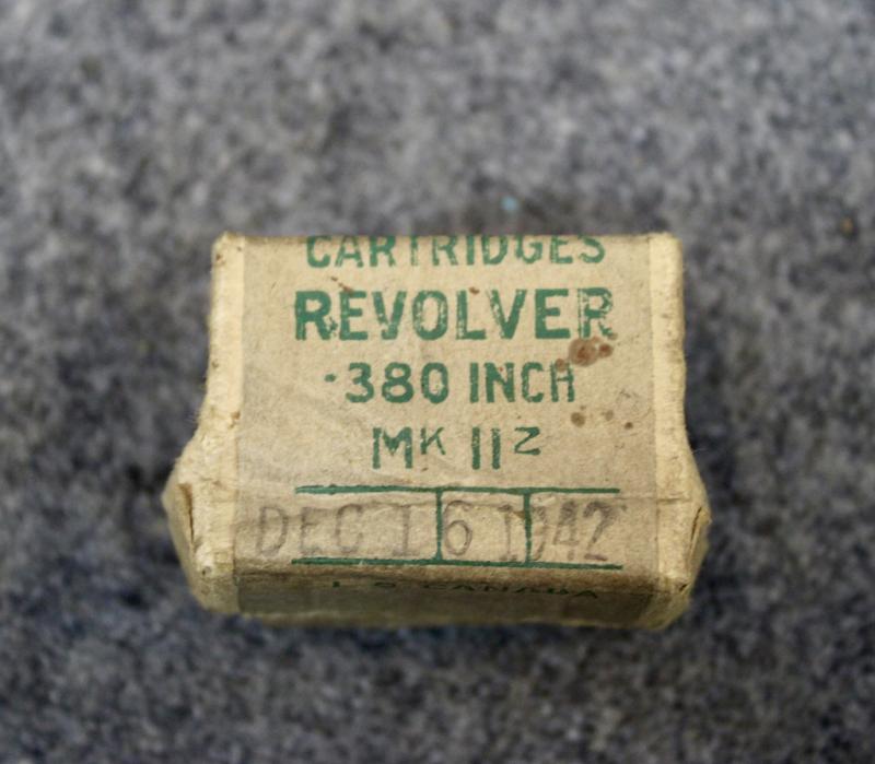 Canadian WW2 Dated Inert Boxed .38 Revolver Rounds