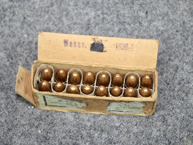 German WW2 Dated Boxed Inert 9mm Rounds