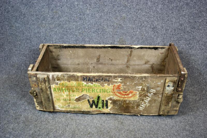 British Boys Anti-Tank Rifle Bandolier Wooden Box