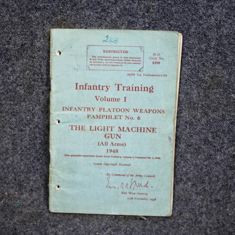 Infantry Training Light Machine Gun Pamphlet No6