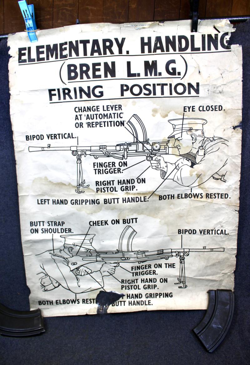 Bren Gun Handling Poster