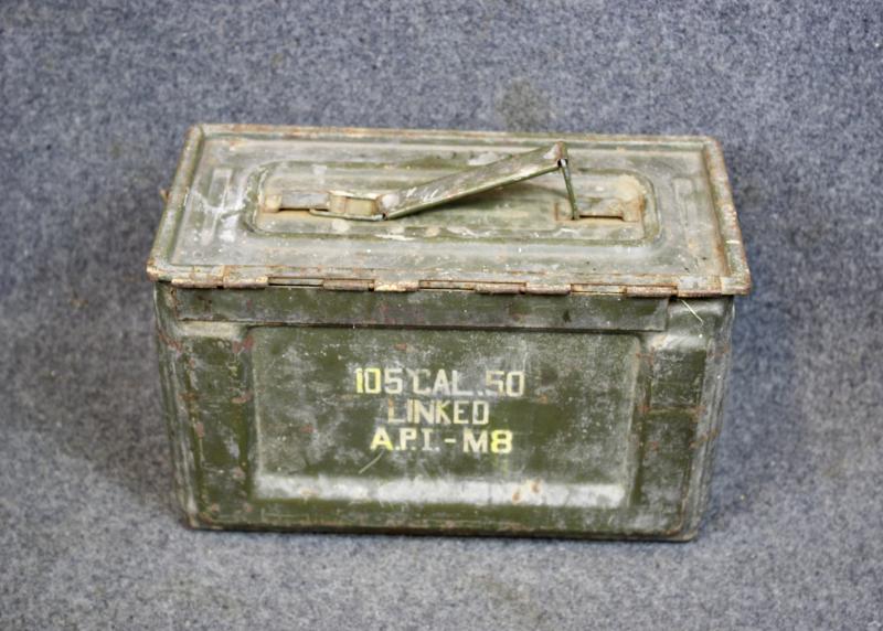 U.S 50 Cal Ammunition Tin
