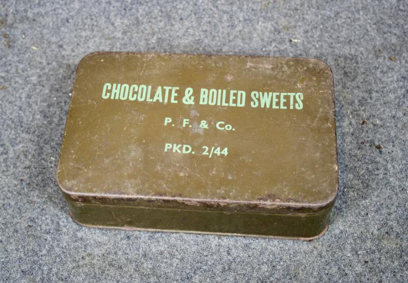 British Chocolate & Boiled Sweets Ration Tin