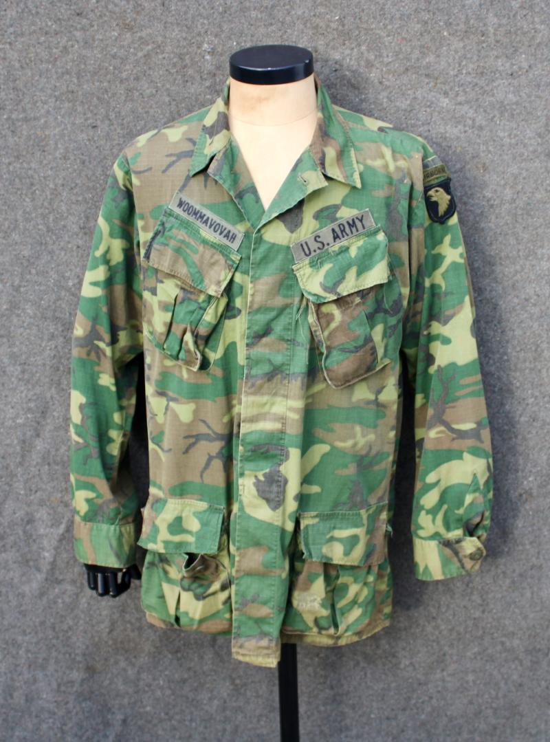 U.S. 101st Airborne ERDL Camouflage Jacket