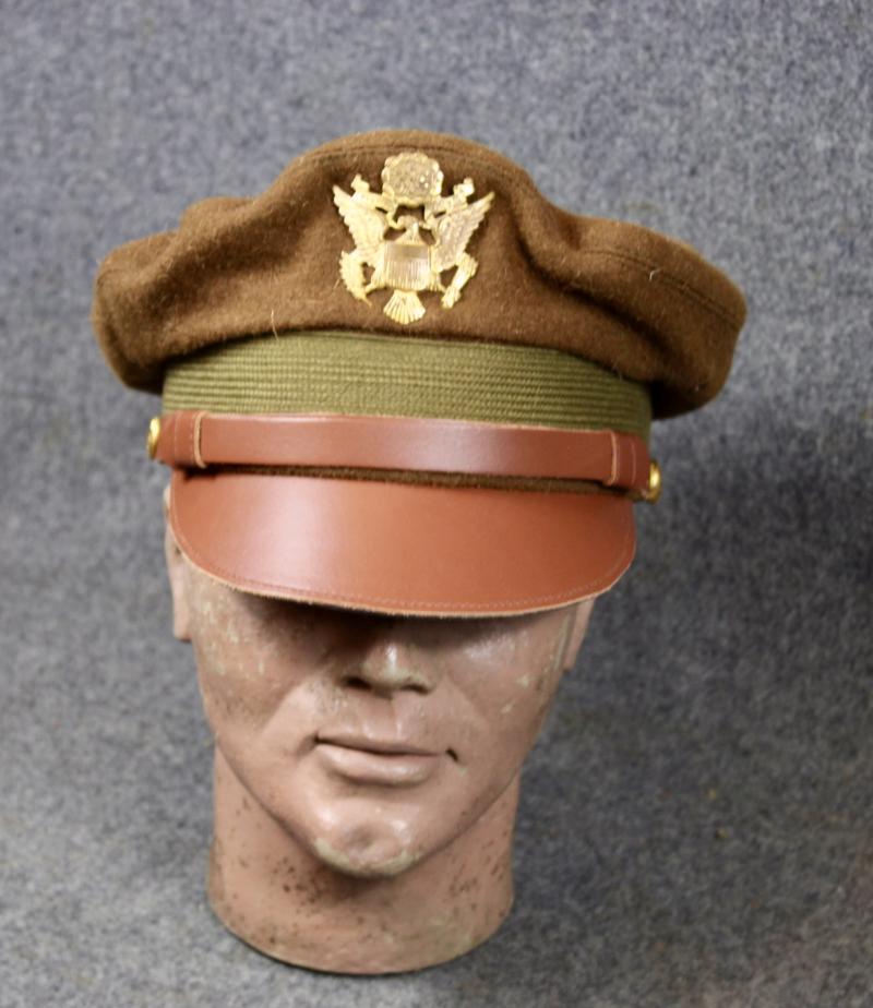 Reproduction U.S, Army Officers Crusher Cap
