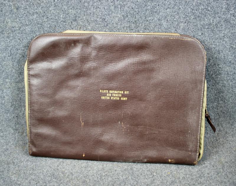 U.S. Pilots Navigation Leather Case