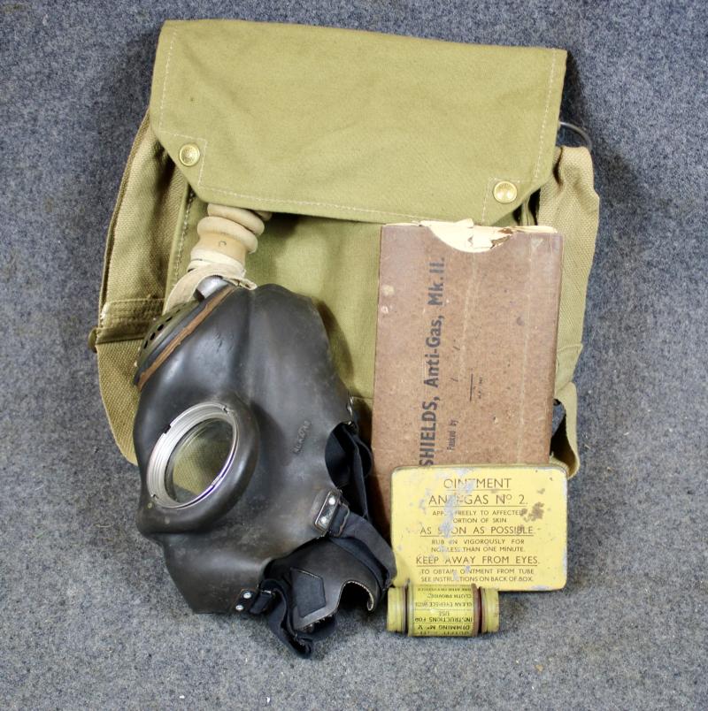 British MKV Gas Mask & Contents