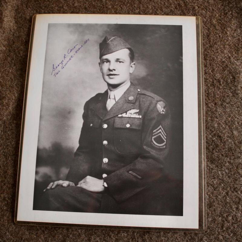 Autographed Photograph of Enola Gays Tail Gunner