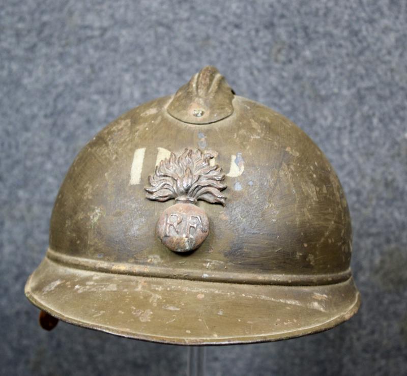 French M15 Civil Defence  Adrian Helmet