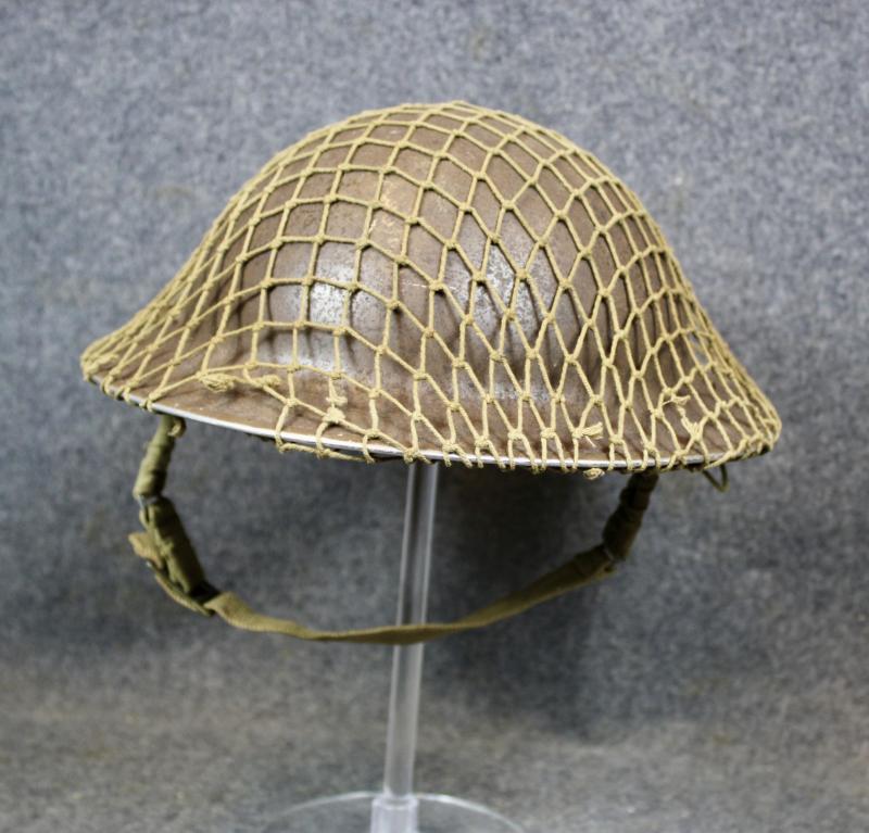 British MKII Helmet & Camouflage Netting