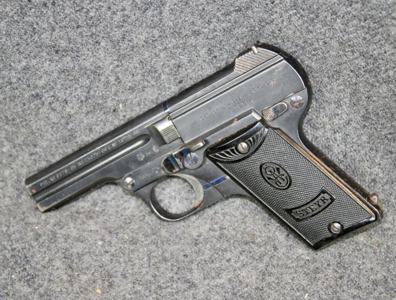 Austro-Hungarian  M1909 Nicholas Pieper Steyr Pistol.             ( Pre-EU/UK Deactivation )