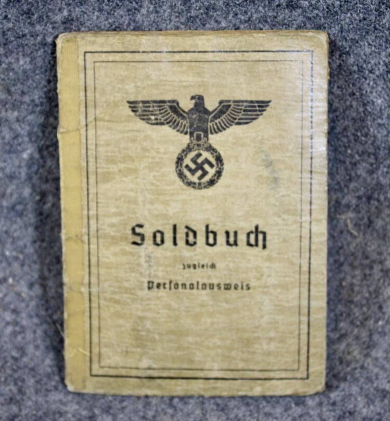German Army Soldbuch  Number 119   ( Medical Corps )