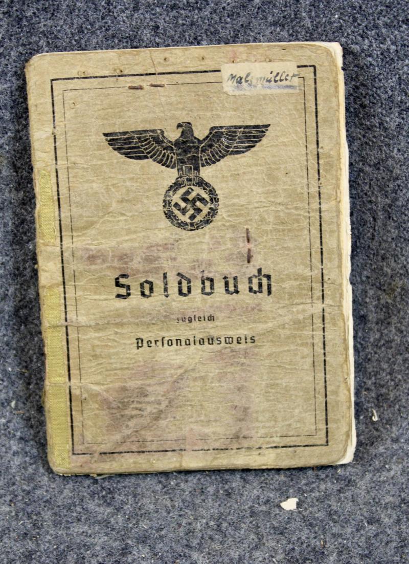 German Army Soldbuch Number 710