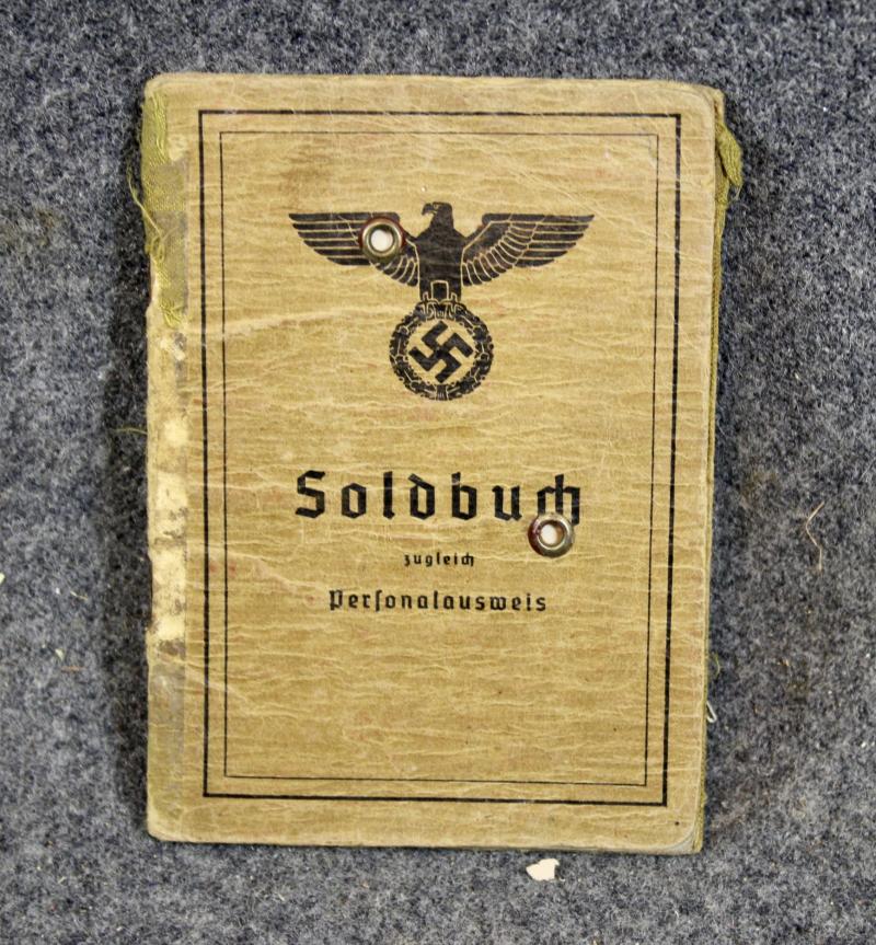 German Army Soldbuch Number 1784