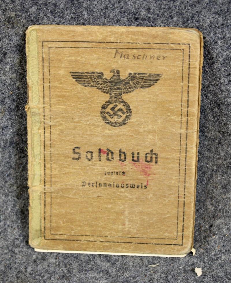German Army Soldbuch Number 4560