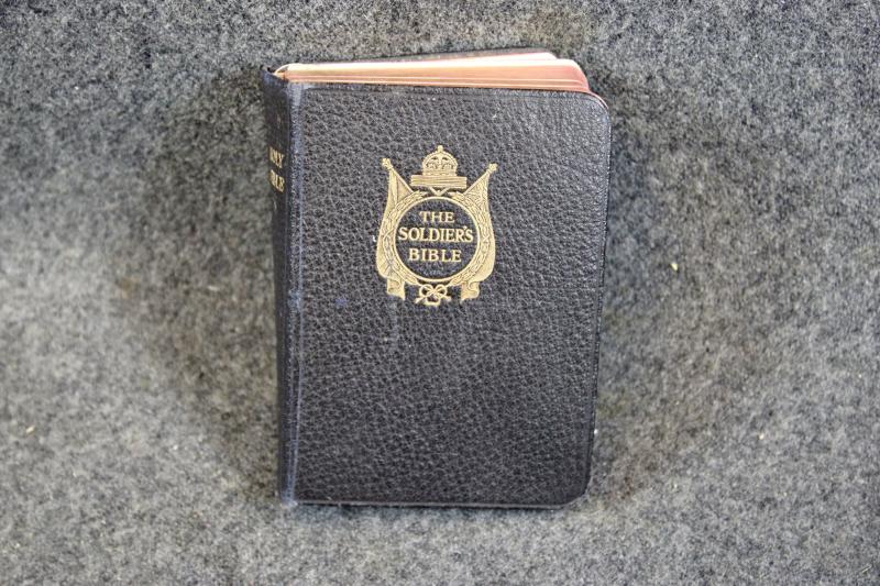 British Soldiers Bible