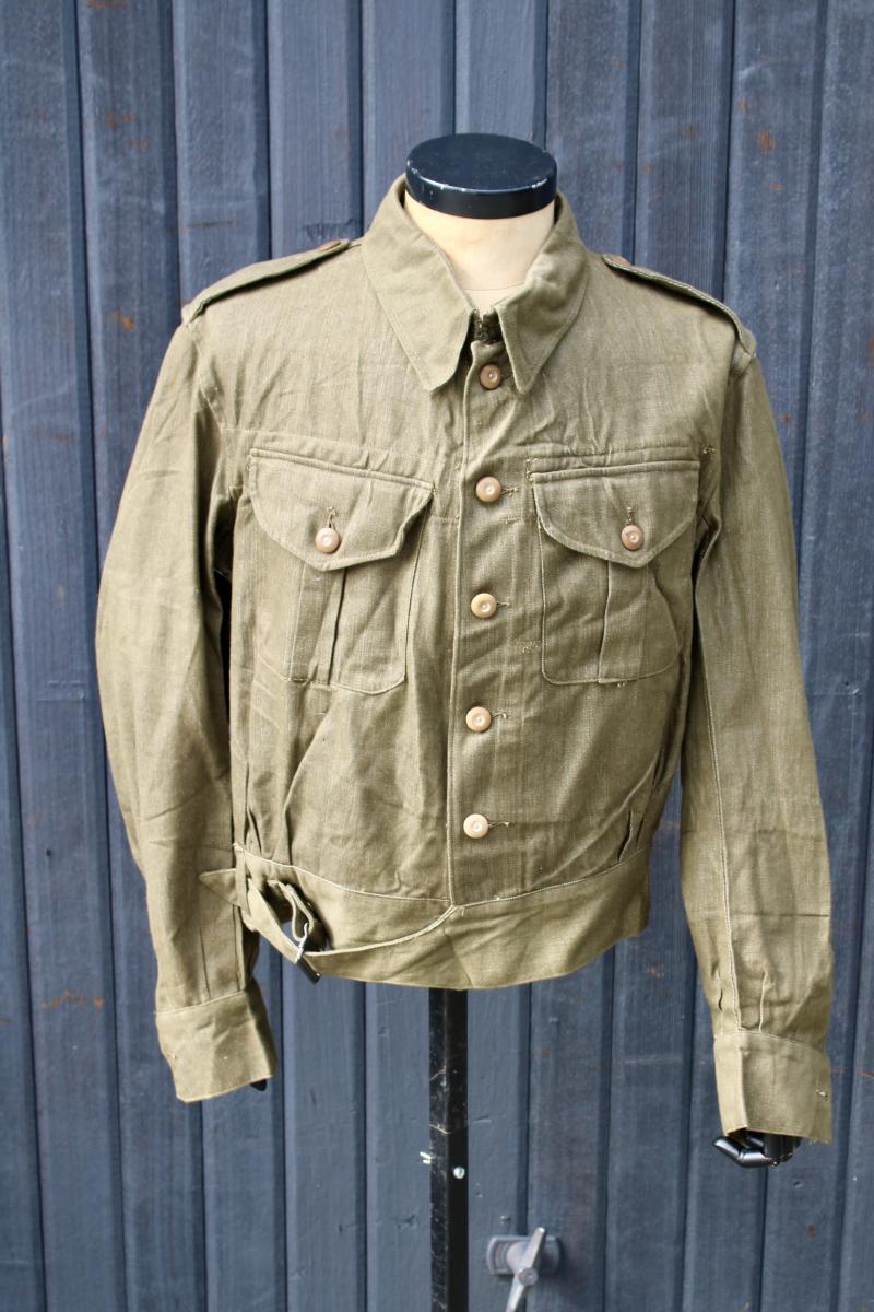 British Denim Battle Dress Blouse