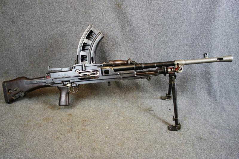 British MK1 Skeleton Dove Tail Bren Gun    ( Pre-EU/UK Deactivation  )