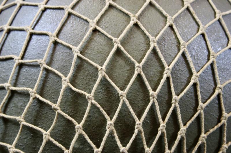 U.S. M1 Fixed Bale Helmet & Camouflage Netting