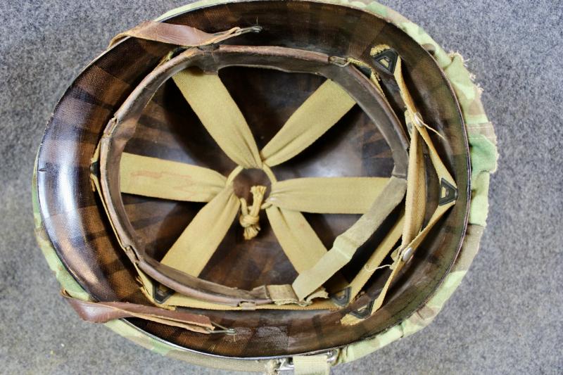 U.S. M1 Swivel Bale Helmet & Marine Corps Helmet Cover