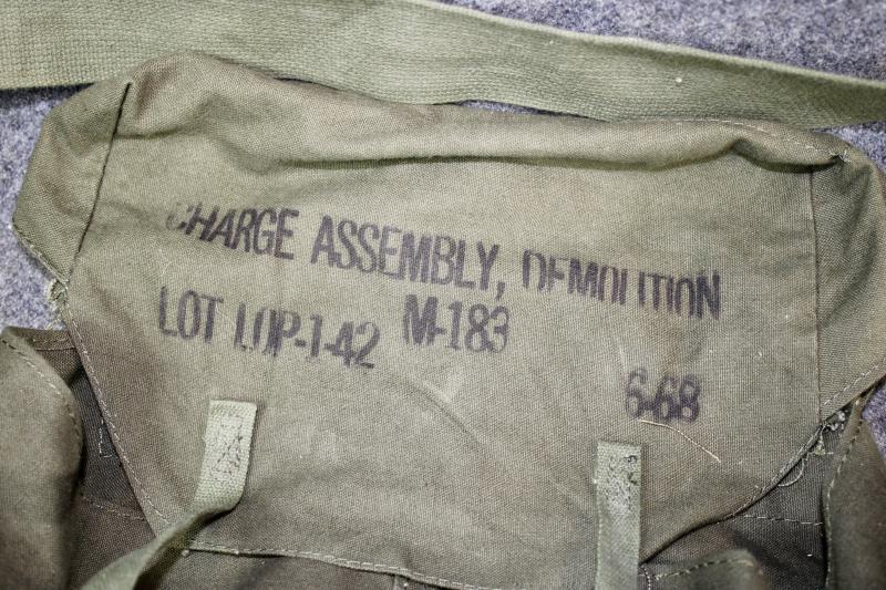 U.S. M183 Demolition Bag & Contents