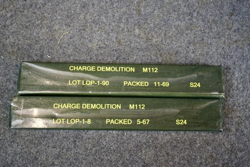 U.S. M183 Demolition Bag & Contents