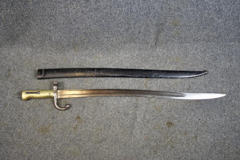 French M1866 Chassepot Yataghan Sword Bayonet