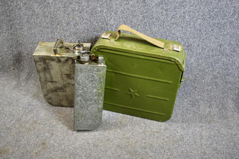 Russian/Soviet Maxim Machine Gunners Oil & Petrol Tins