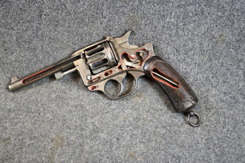 French Sectionalised  Mle 1892 Revolver