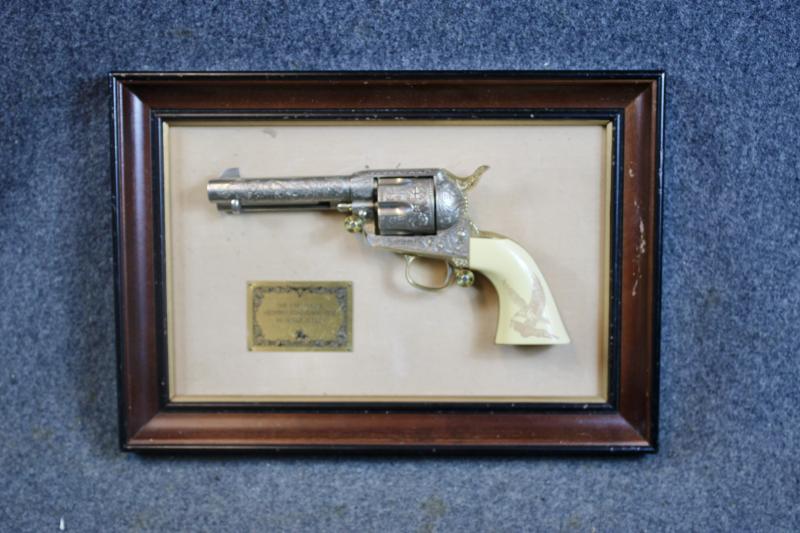 Replica of John Waynes M1871 Colt Revolver  ( Franklin Mint )