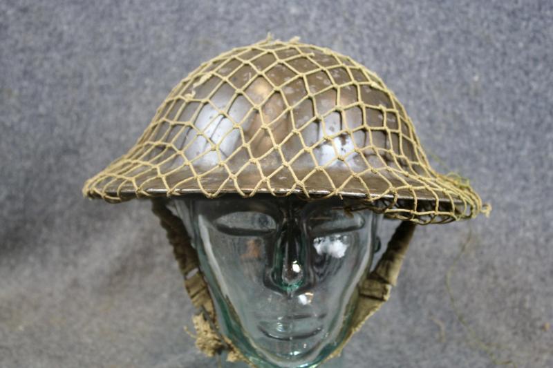 British Army MKII Helmet & Camouflage Net